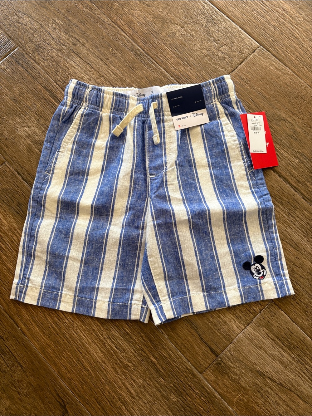 NWT Old Navy x Disney Blue & White Striped Boys' Shorts